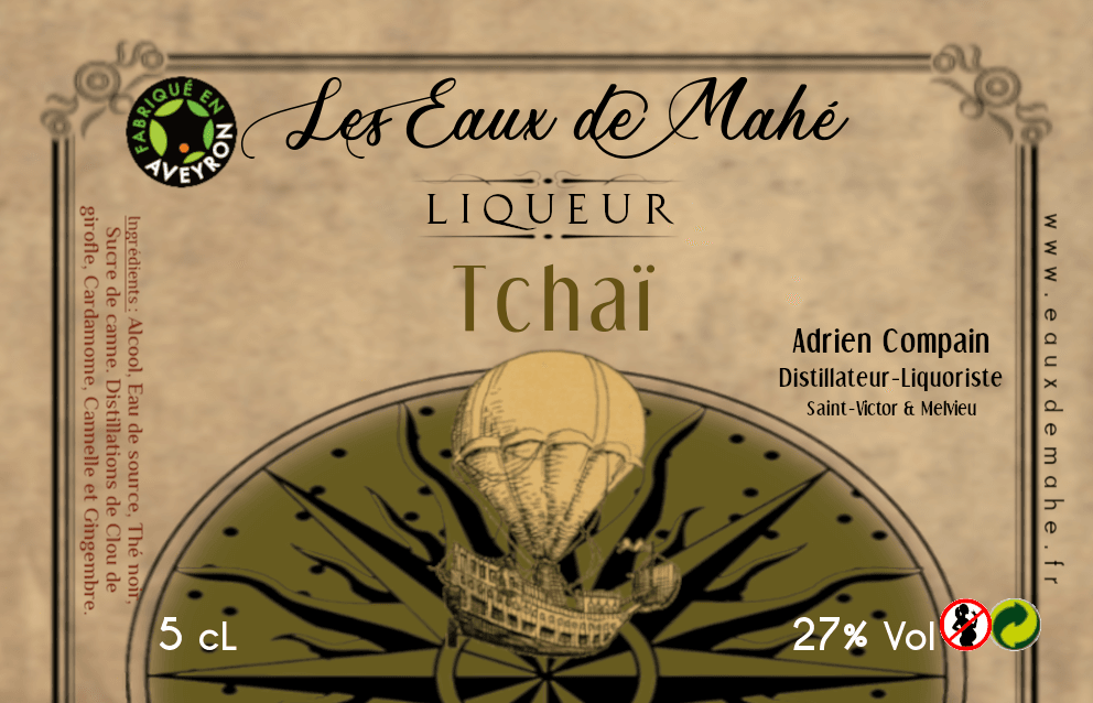 étiquette mignonnette Tchaï